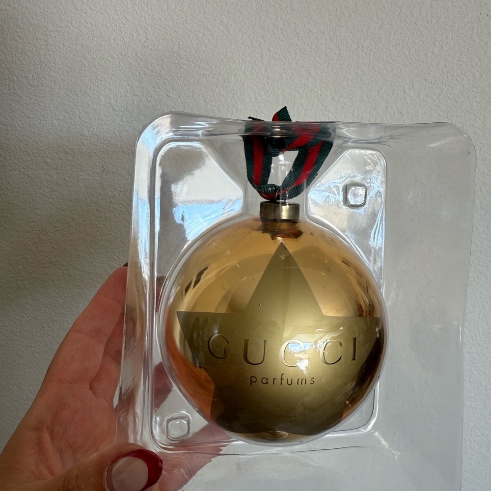 Gucci Brown Gift Box with Red and Green Accents